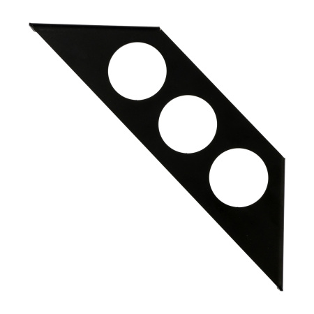 Кронштейн мод.2 черный 190мм 2шт FLAT (Балаково) DOMART; 11614906